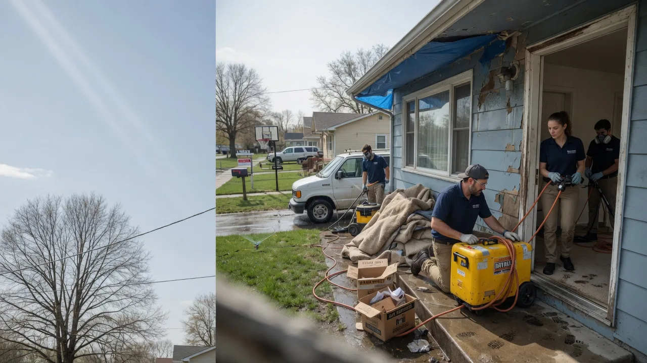 Basement Flood Cleanup in Middlefield, OH near me